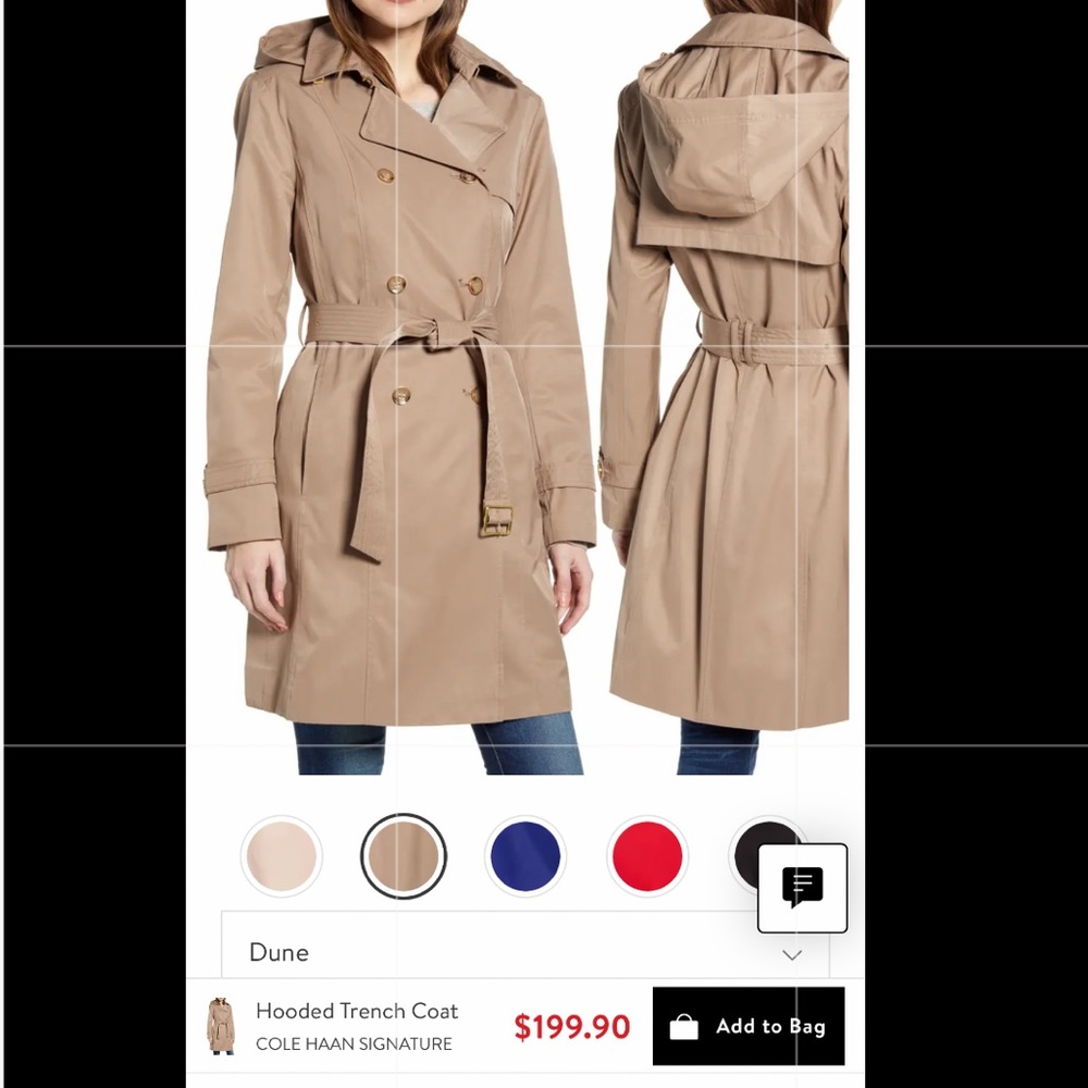Hooded Trench Coat
COLE HAAN SIGNATURE